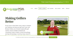 Desktop Screenshot of brendanmcdaidgolf.com
